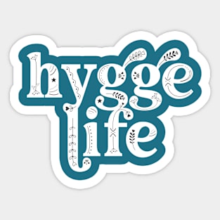 Hygge Life Danish Cozy Lifestyle T-Shirt Sticker